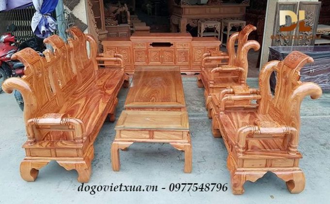 bàn ghế tần thủy hoàng gỗ tự nhiên đẹp