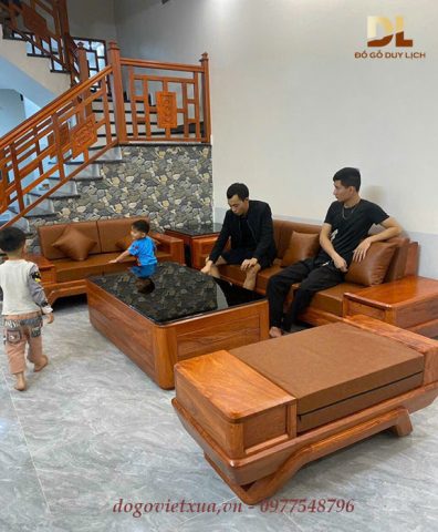 bàn ghế sofa gỗ tự nhiên đẹp